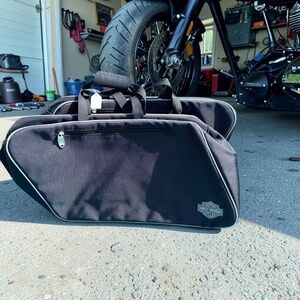 NOS Genuine Harley 2014 Up Touring Saddlebag Premium Travel Bags